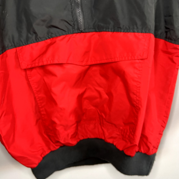 Vintage White Sierra Windbreaker Womens M Half Zip Colorblock Fall Jacket - Picture 7 of 16